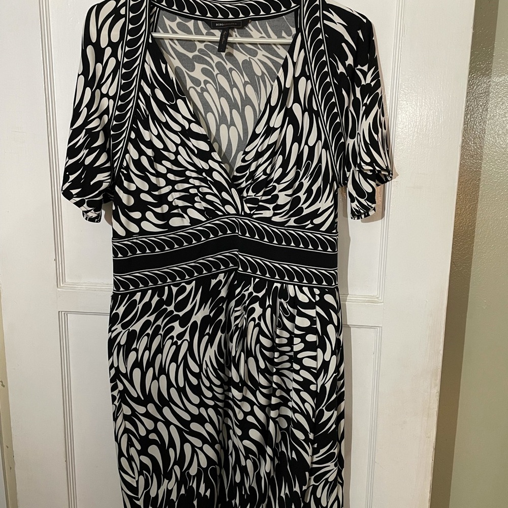 BCBGMax Azria black. Very flattering. Size L.